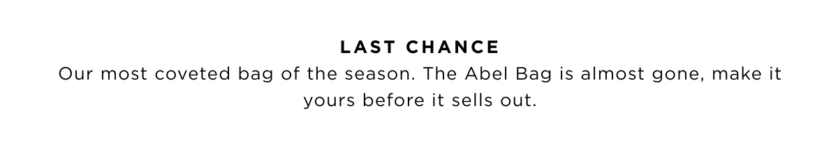 THE ABEL BAG