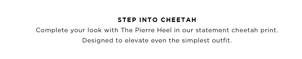 THE PIERRE HEEL
