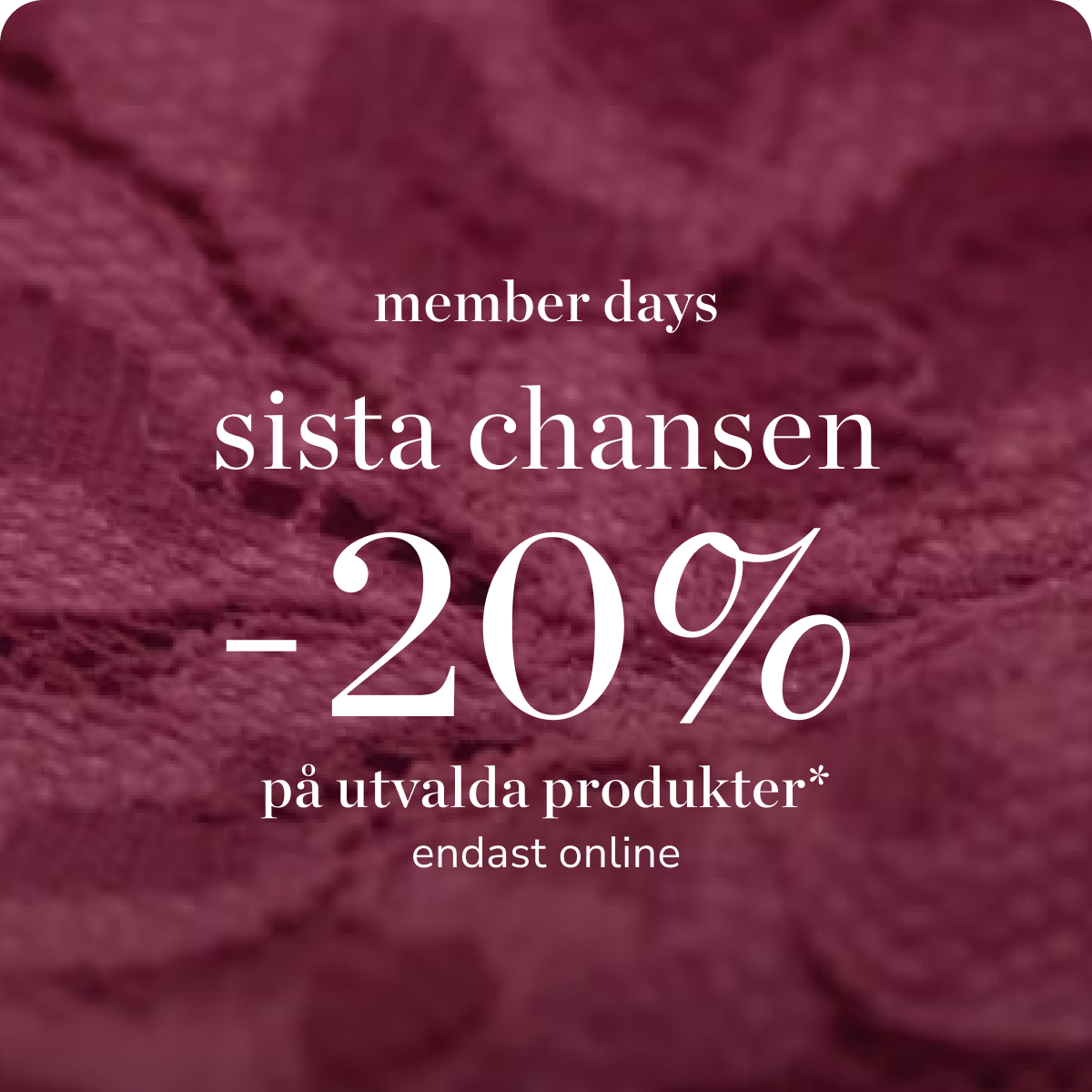 SHOPPINGDAGAR FÖR MEDLEMMARBLI MEDLEM