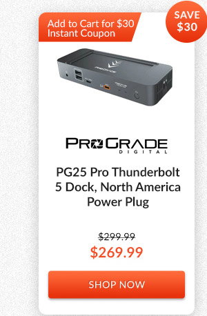 Prograde Digital PG25 Pro Thunderbolt 5 Dock, North America Power Plug