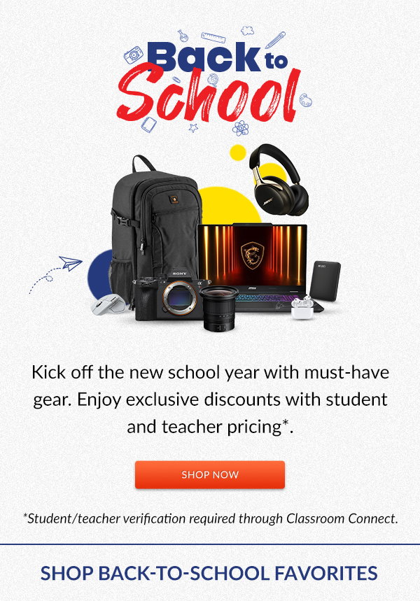 Back to School | Shop Now