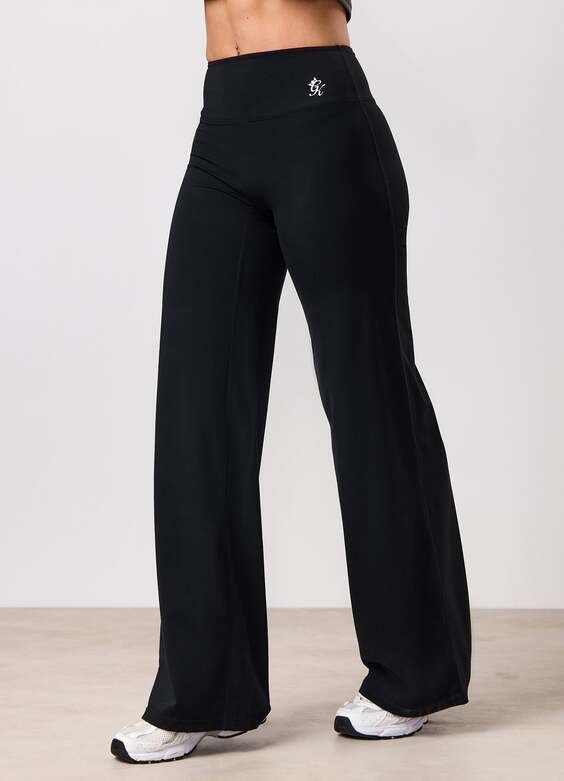 Gym King 365 Straight Leg Yoga Pant Regular - Black