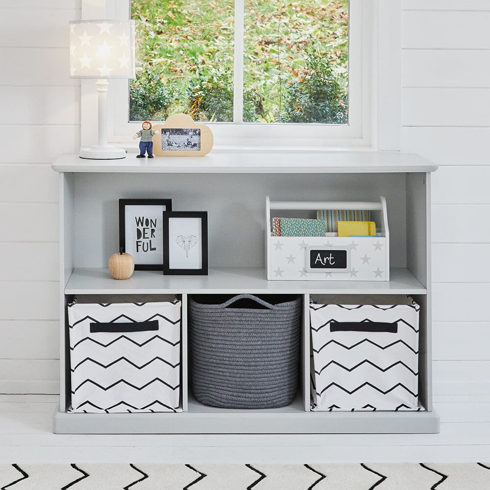 Image of Abbeville Storage Shelf Unit, Cloud Grey