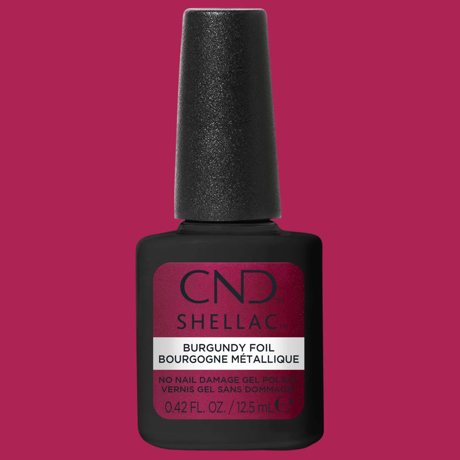 Image of CND Shellac - Burgundy Foil 0.42 oz