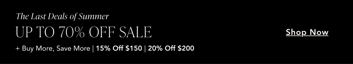 Up To 70% Off Sale