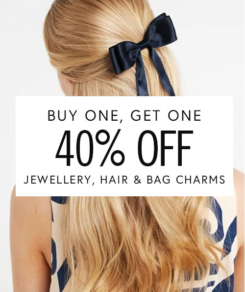 Buy 1 Get 1 40% Off Jewellery, Hair & Bag Charms