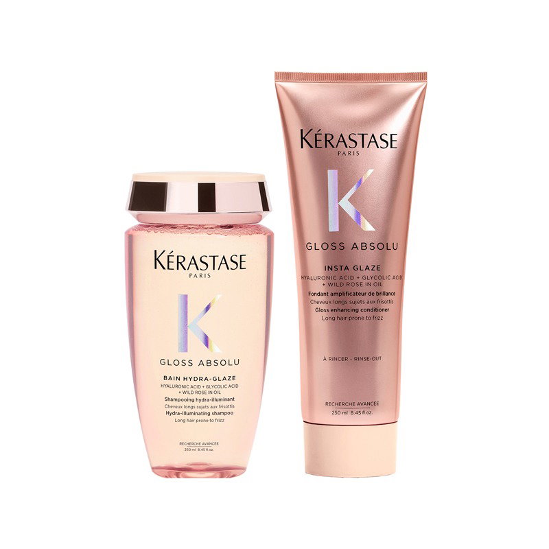 Image of Kérastase Gloss Absolu Shampoo 250ml & Conditioner 200ml Duo