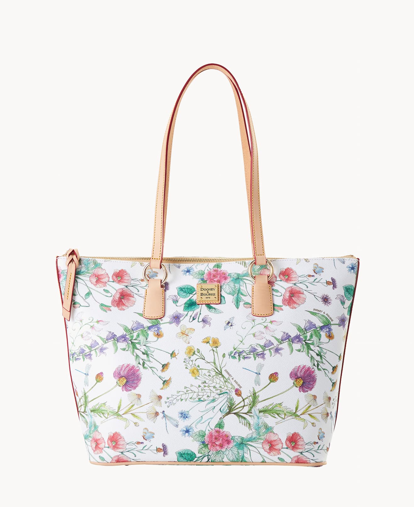 Botanical Wren Zip Tote