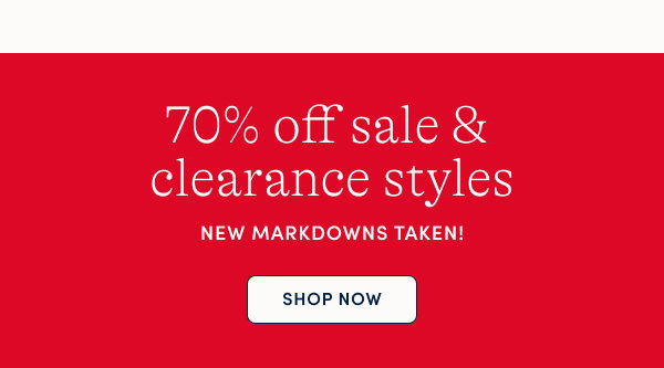 70% off sale & clearance