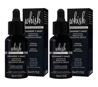 Whish Founders Vault 1.7oz Bakuchiol Boosting Drops Duo