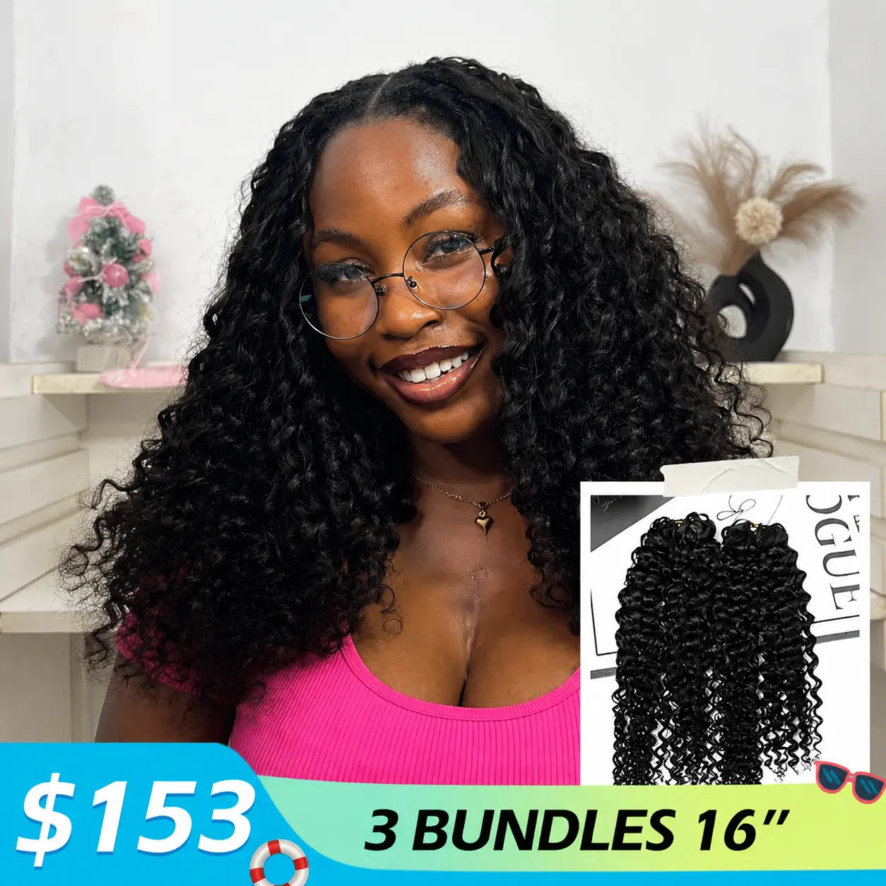 Spanish Curl Human Crochet Hair