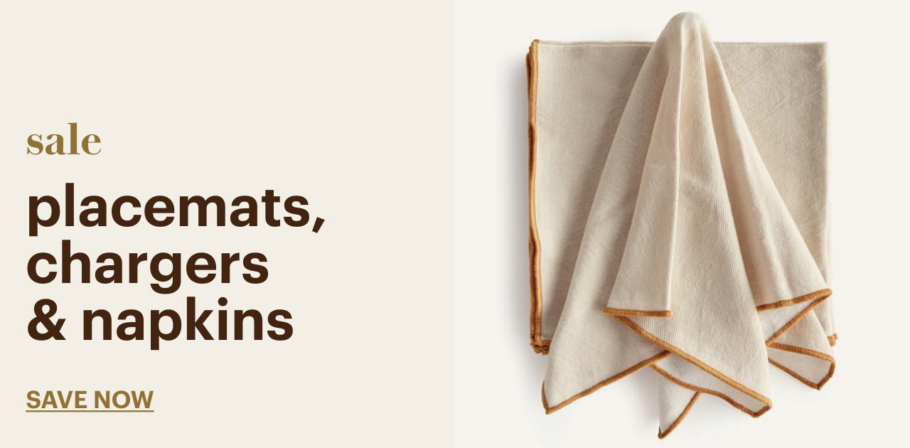Placemats, Chargers, & Napkins Sale
