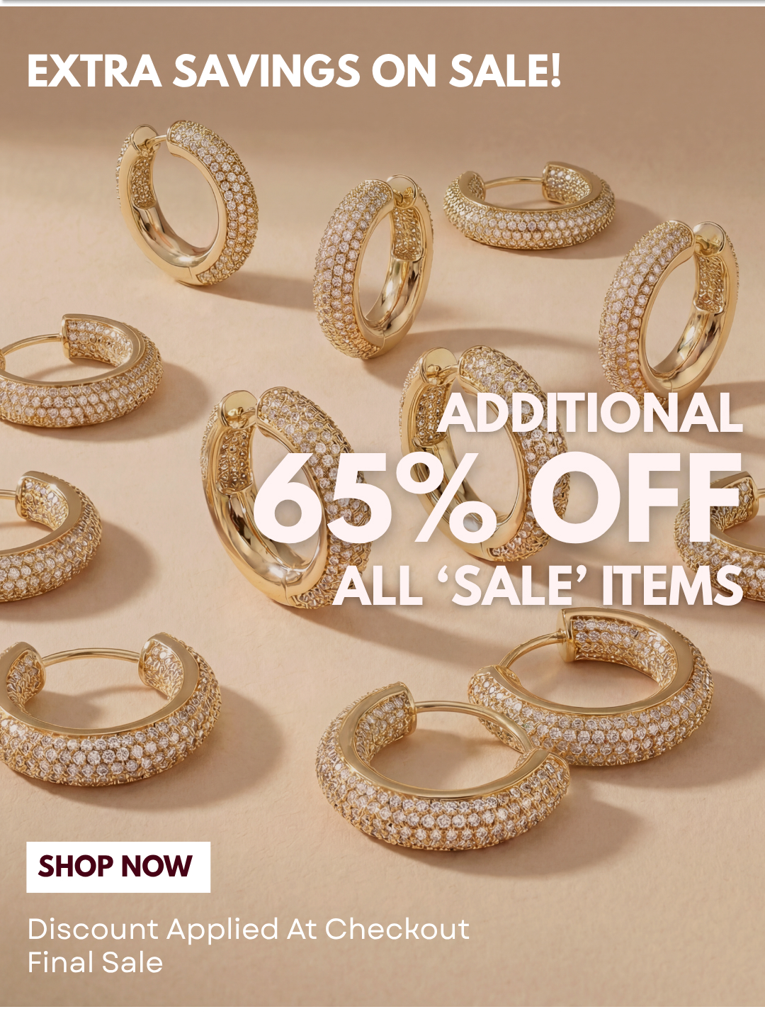 EXTRA SAVINGS ON SALE! ADDITIONAL 65% OFF ALL 'SALE' ITEMS
