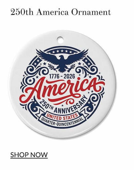 250th American ornament