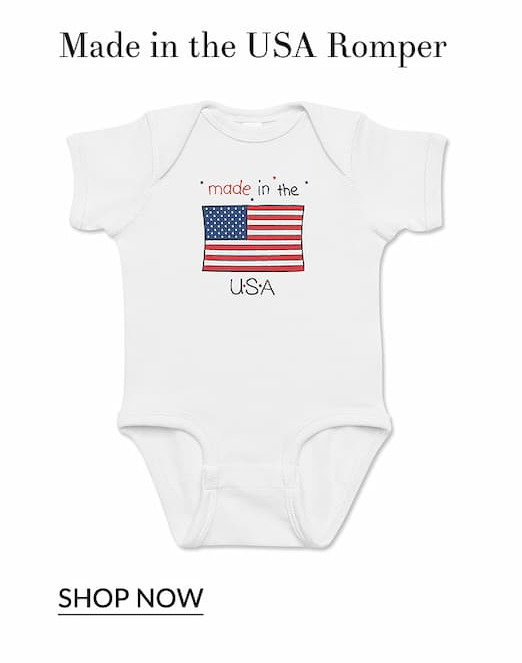 Made in the USA romper