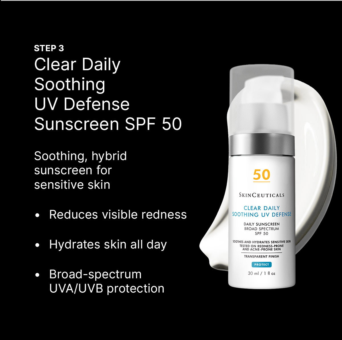 STEP 3 Clear Daily Soothing UV Defense Sunscreen SPF 50