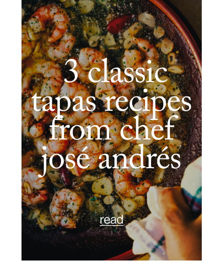  3 Classic tapas Recipes from chef josé andrés