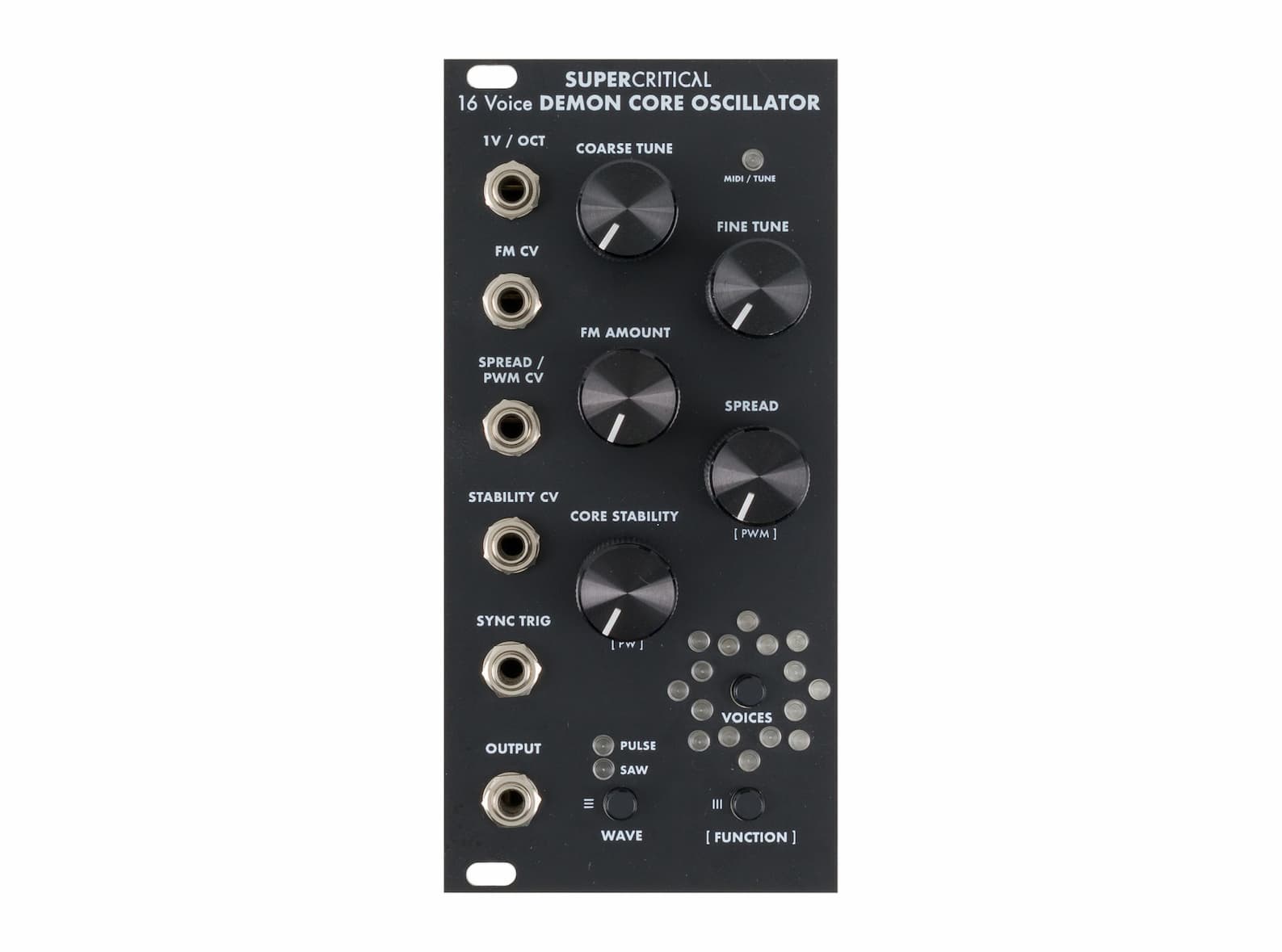 Supercritical Demon Core 16-Voice Oscillator Module