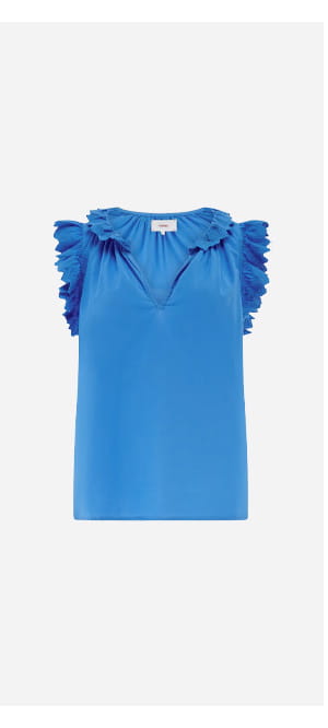 Bexie Top In Capri Blue