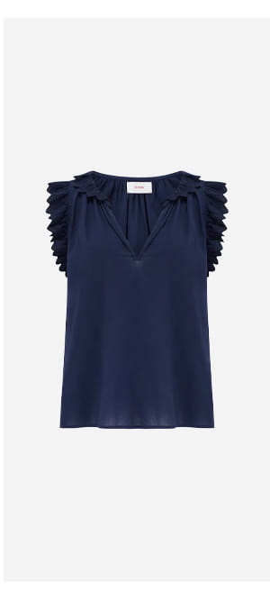 Bexie Top In Navy