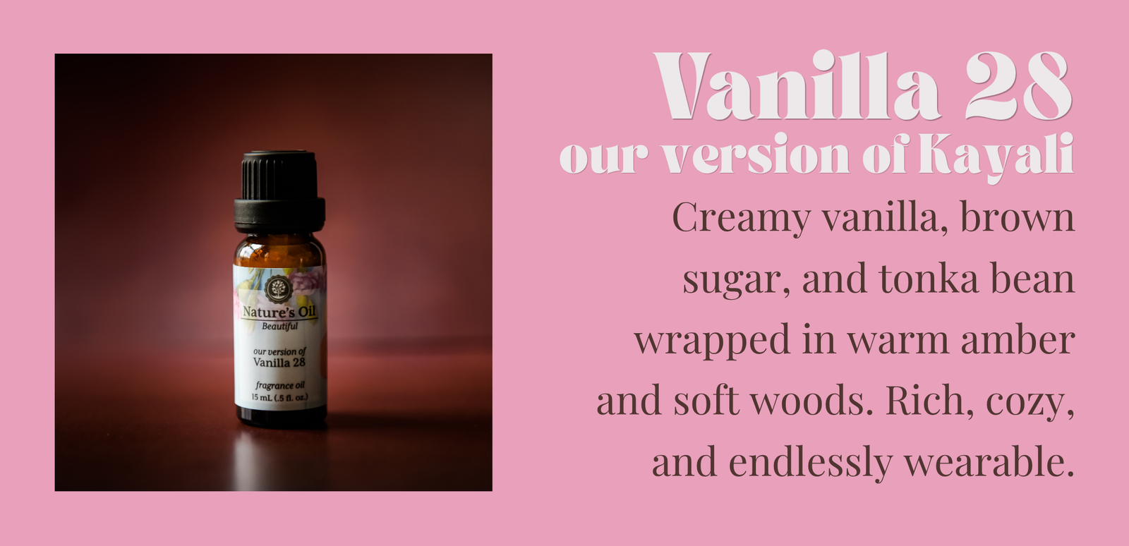 Vanilla 28 Fragrance Oil (our version of Kayali)