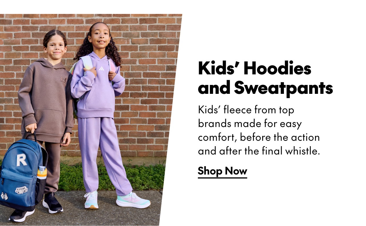 KIDS' HOODIES AND SWEATPANTS (FLEECE)