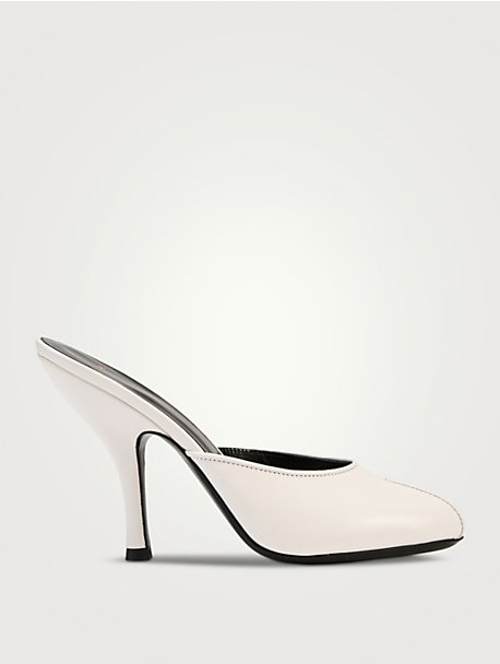 Date Leather Mules