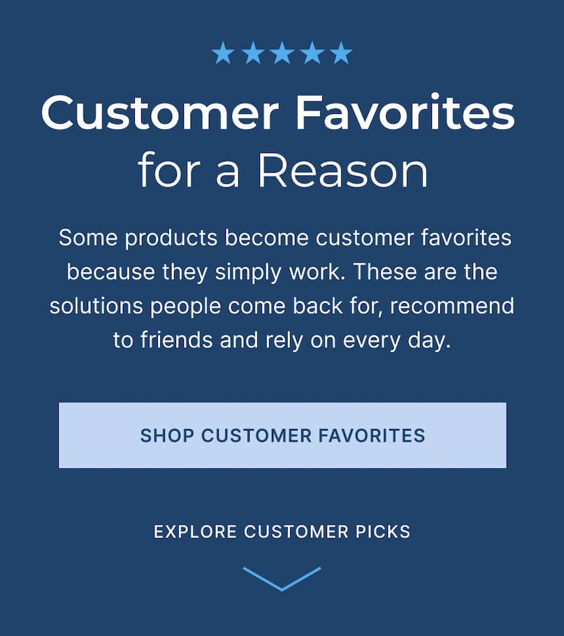 customer favorites for a reason