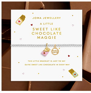 A Little Vibes 'Sweet Like Chocolate' Bracelet In Silver And Gold Plating