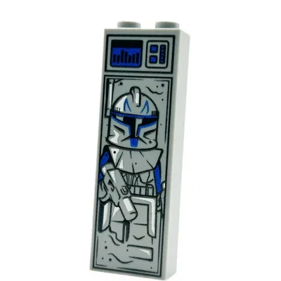 P1 Captain Rex in Carbonite (1x2x5 Brick)