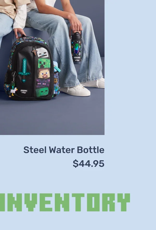 Minecraft Steel Water Bottle