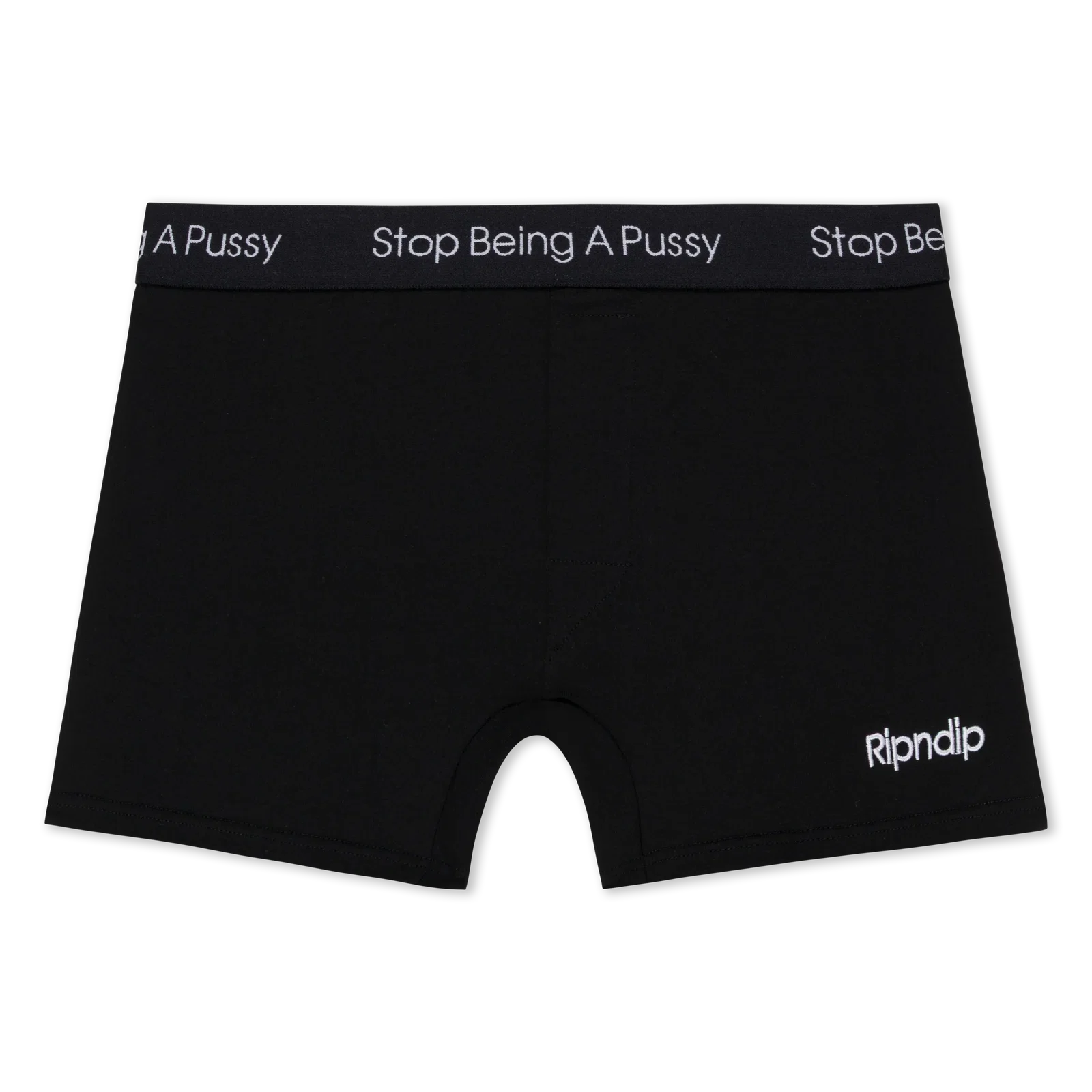 Image of Stop Being A Pussy Boxers (Black)