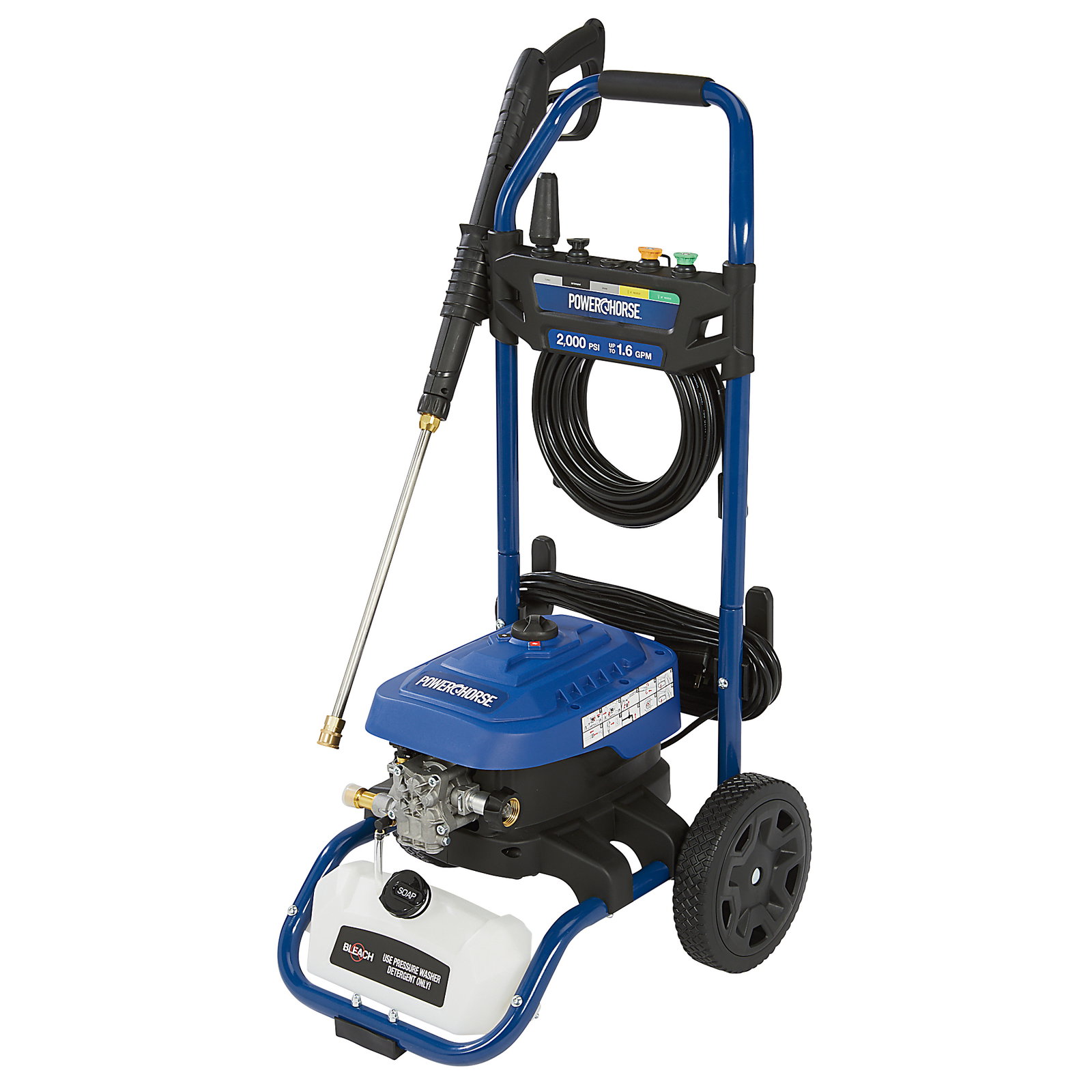 Powerhorse Electric Cold Water Pressure Washer, 2000 PSI, 1.6 GPM