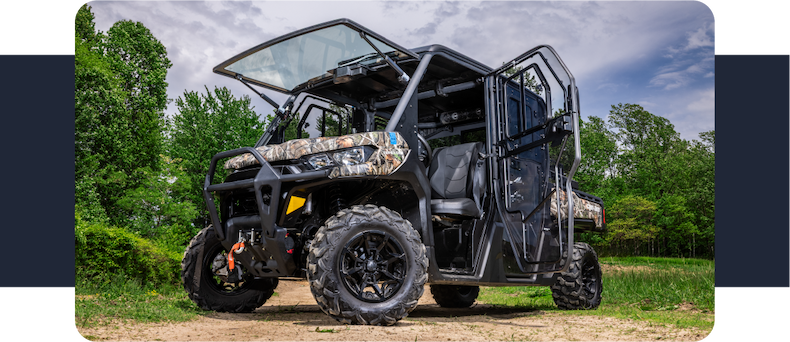 Can-Am Defender XT HD9 outfitted with SuperATV parts