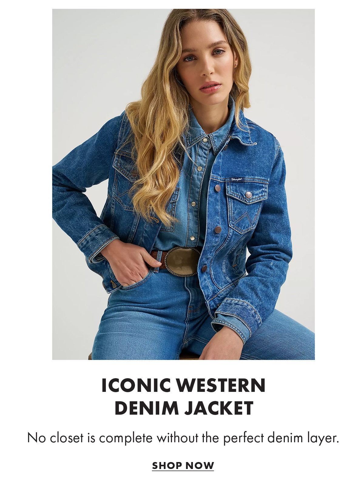 Iconic Western Denim Jacket - Shop Now