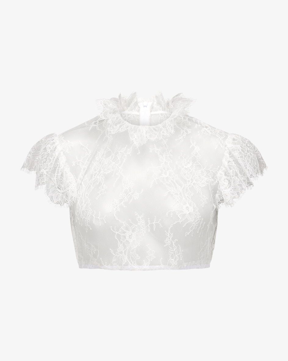 Dirndlbluse panini2 Semi-transparent 