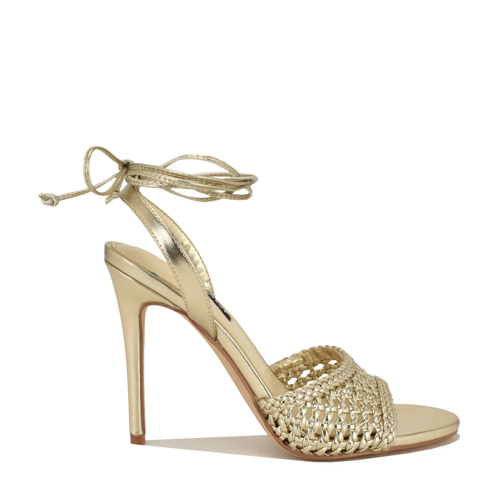 Image of Merta Ankle Wrap Woven Sandals