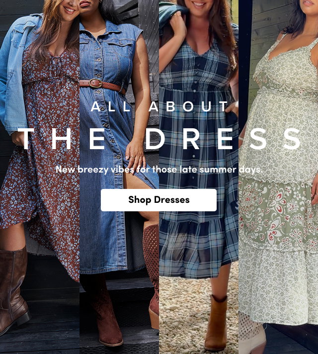 All About The Dress | New breezy vibes for thise late summer days. | Shop Dresses >