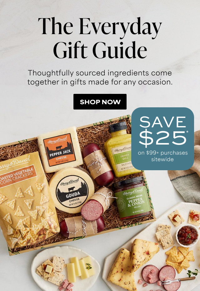 The Everyday Gift Guide - Thoughtfully sourced ingredients come together in gifts made for any occasion. Save $25 Sitewide