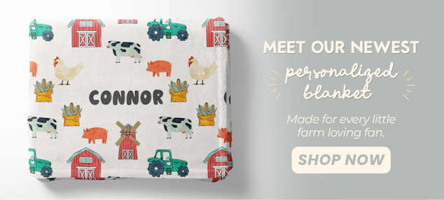 Shop our newest Farm Minky Blanket