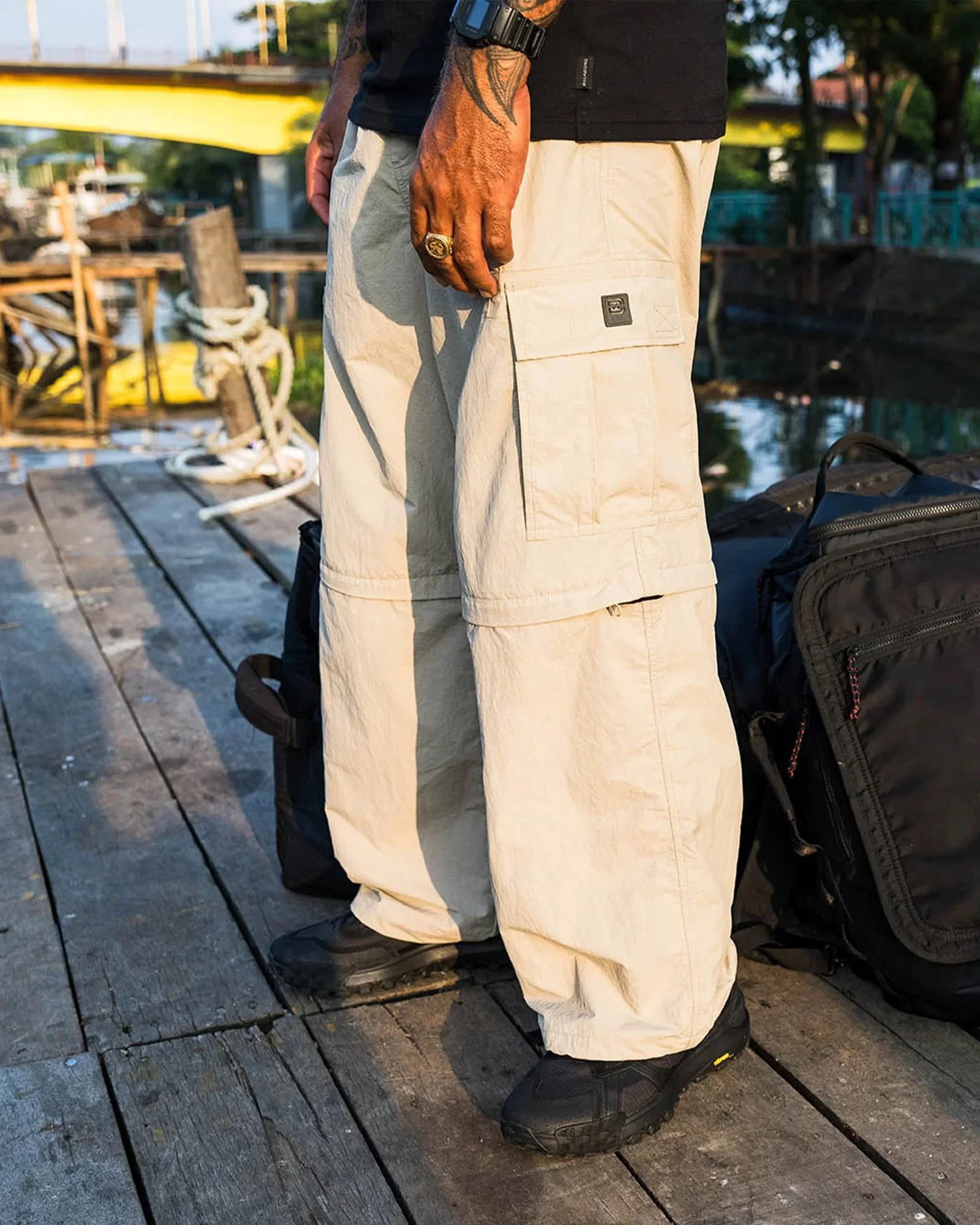 Mens Strike Mission Zip Off Cargo Pants