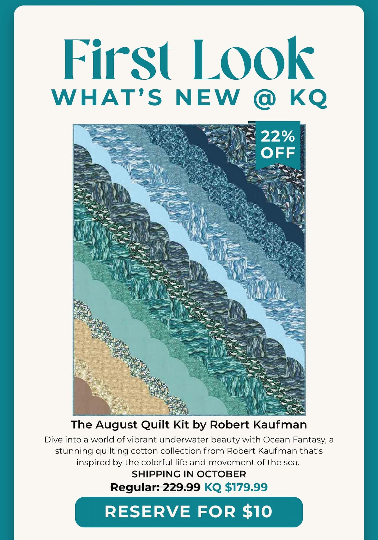 THE AUGUST QUILT KIT