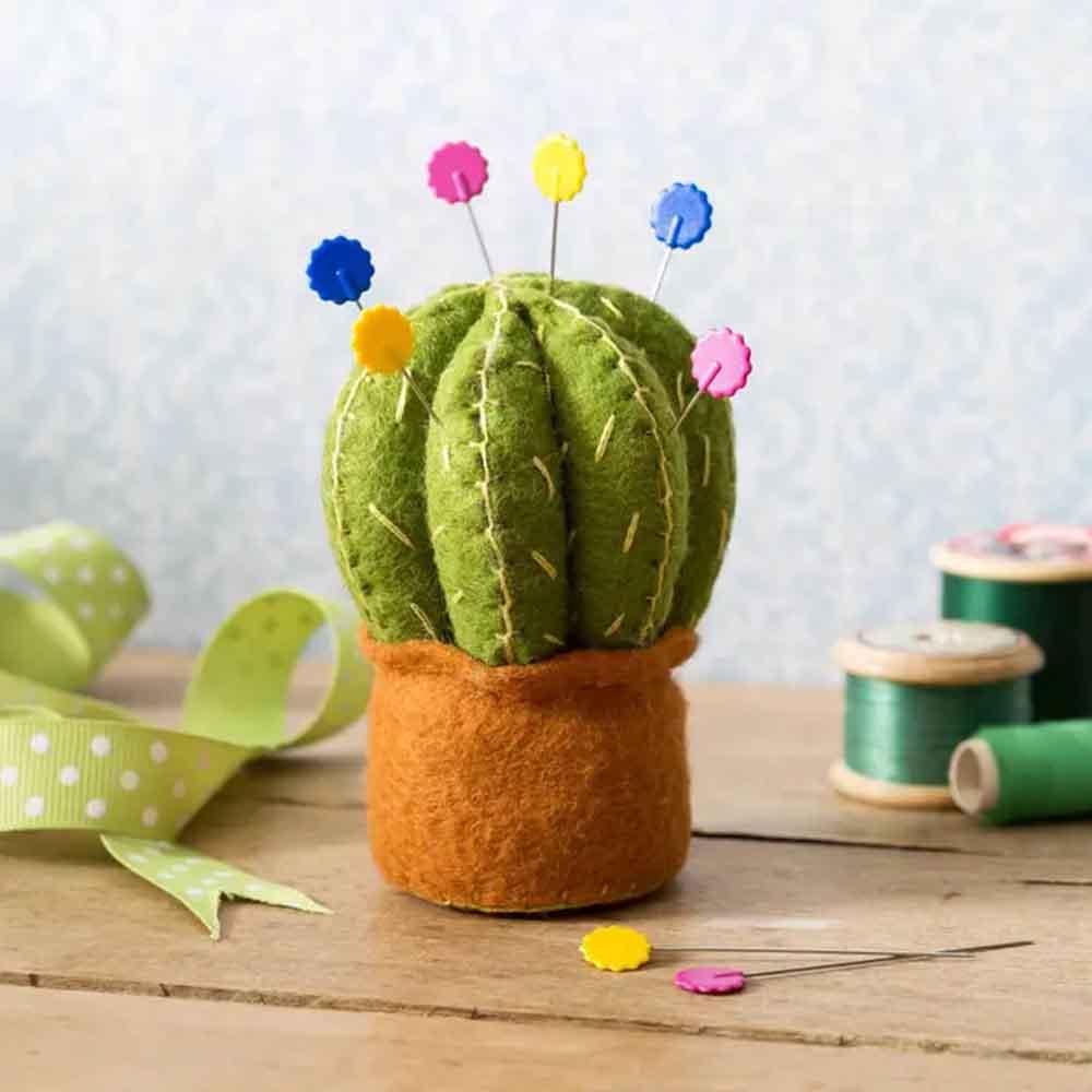 Image of Cactus Pincushion Felt Craft Kit - Corinne Lapierre