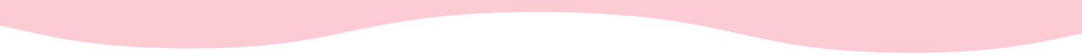 Decorative pink wavy divider graphic on a white background, flipped orientation.
