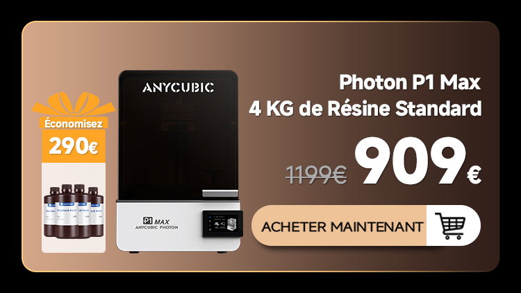 Photon P1 Max 4 KG de Résine Standard