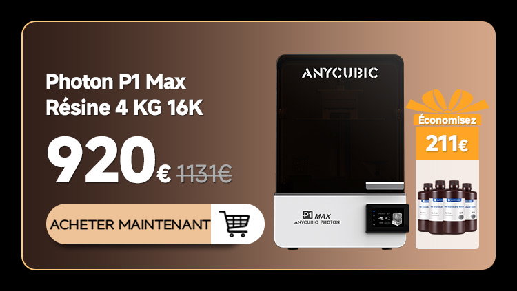Photon P1 Max Résine 4 KG 16K