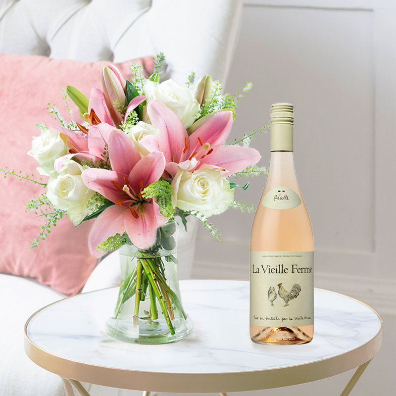 Image of Beautiful Lily & Rose & La Vielle Ferme RosÃ© (75cl)