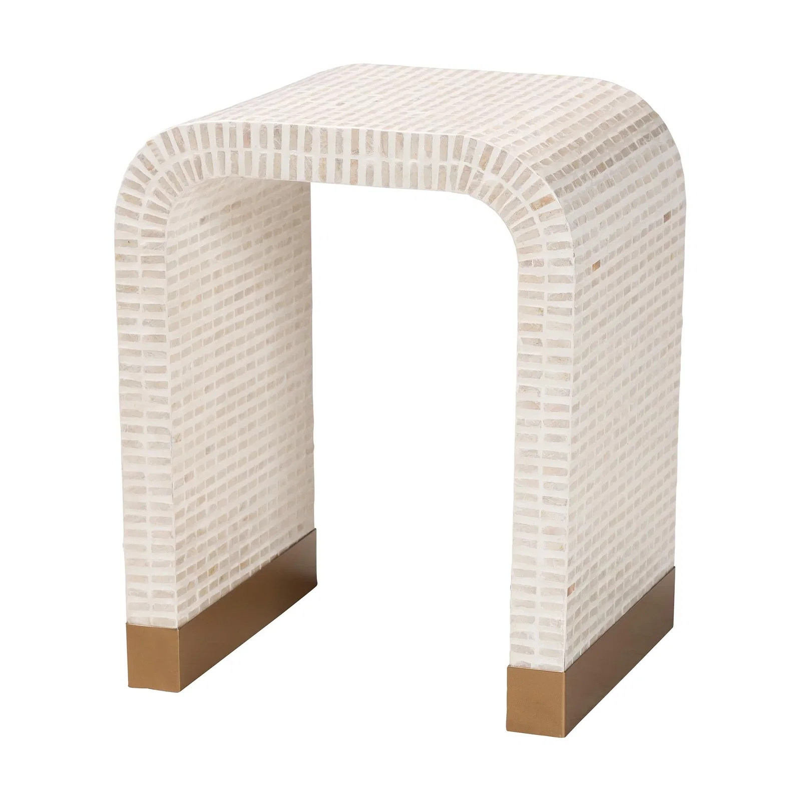 Image of Naya Capiz Waterfall Side Table