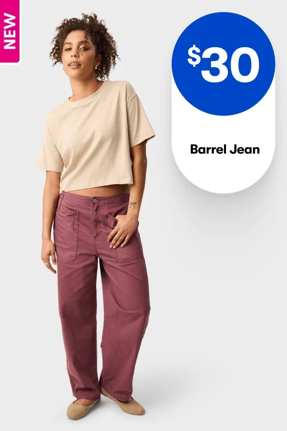$30 Barrel Jean