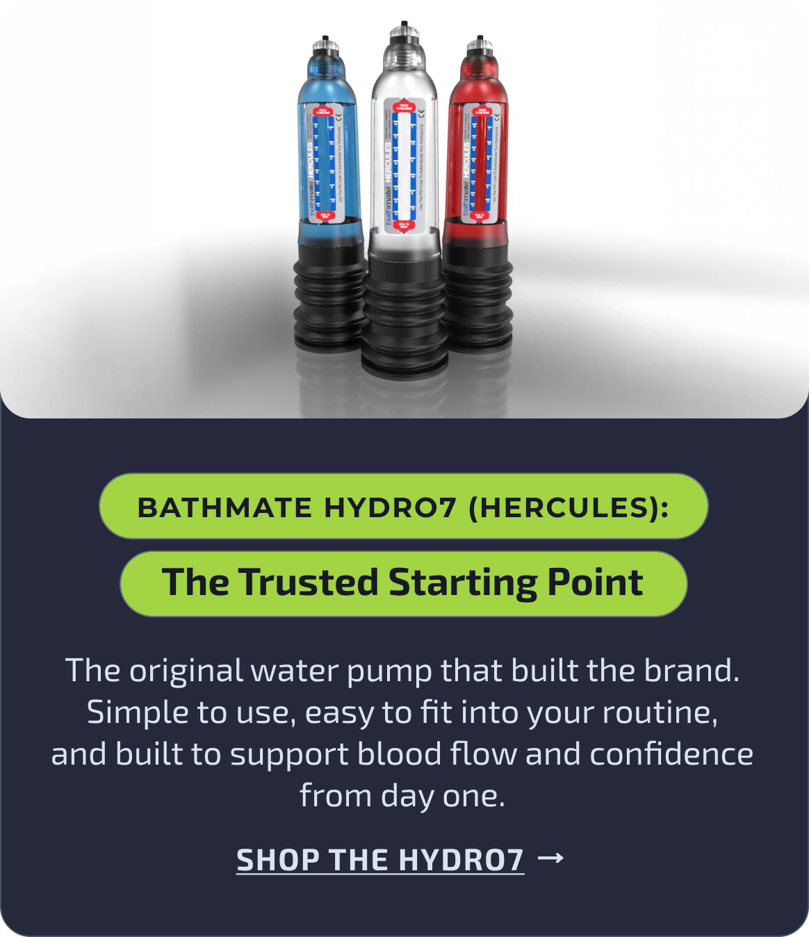 Bathmate Hydro7 (Hercules): The Trusted Starting Point